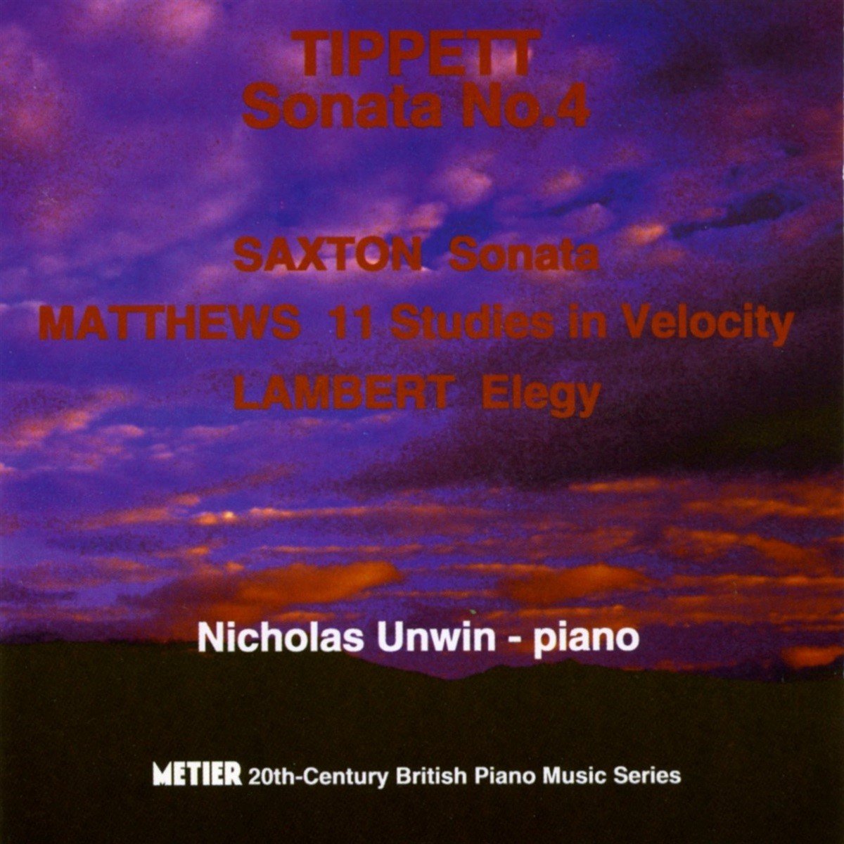 Nicholas Unwin - 20Th Century British Piano Music (CD)