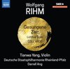 Tianwa Yang, Deutsche Staatsphilharmonie Rheinland-Pfalz, Darrell Ang - Rihm: Gesungene Zeit/Lichtes Spiel (CD)