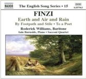 Roderick Williams, Iain Burnside, Sacconi Quartet - Finzi: Earth And Air And Rain (CD)