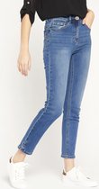 LOLALIZA Skinny 7/8 jeans - Donker Blauw - Maat 42