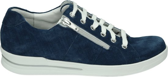 Durea 6224 E - Lage sneakersDames sneakers - Kleur: Blauw - Maat: 38.5