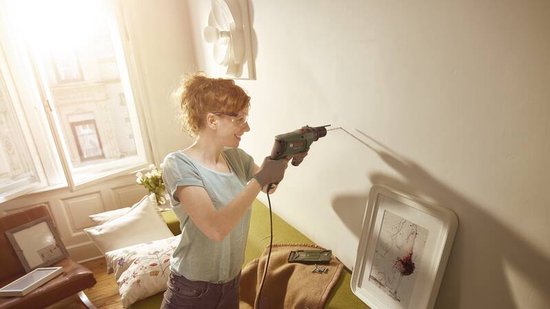 Perceuse à percussion Bosch EasyImpact 600 - 600 Watt - Incl. butée de profondeur et poignée supplémentaire