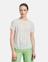 GERRY WEBER Dames Blouseachtig shirt van zuivere viscose