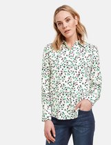 TAIFUN Dames Overhemdblouse met bloemenprint