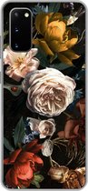 Geschikt voor Samsung Galaxy S20 hoesje - Bloemen - Natuur - Patroon - Siliconen Telefoonhoesje