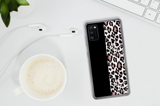 Coque Samsung Galaxy A41 - Imprimé animal - Panthère - Rose - Siliconen