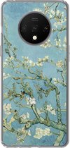 Geschikt voor OnePlus 7T hoesje - Amandelbloesem - Van Gogh - Kunst - Siliconen Telefoonhoesje