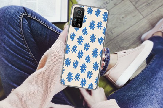 Coque Xiaomi Mi 10T 5G - Bloem - Motif - Minimalisme - Siliconen