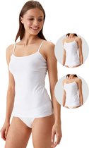 Viuma Vrouw Wit 100412 Hemd Katoenen Hemd Onderhemd Topje Dagelijks Comfort Hoogwaardig Kwaliteit
