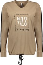 Zoso 221 Motion Sweater With Artwork Sand/Off White - L