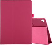 Mobigear Tablethoes geschikt voor Apple iPad 8 (2020) Hoes | Mobigear Classic Bookcase + Stylus Houder - Magenta