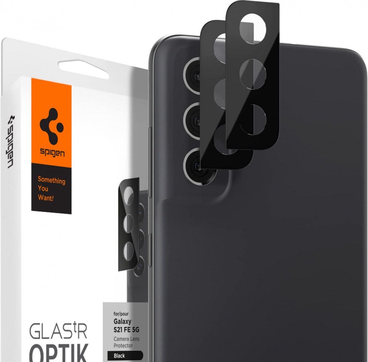Spigen Optik Samsung Galaxy S21 FE Camera Lens Protector (2-Pack)