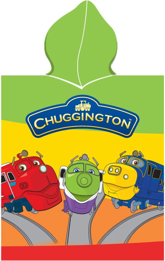 Chuggington 3 treinen - poncho - 50 x 115 cm - Multi — afbeelding 2
