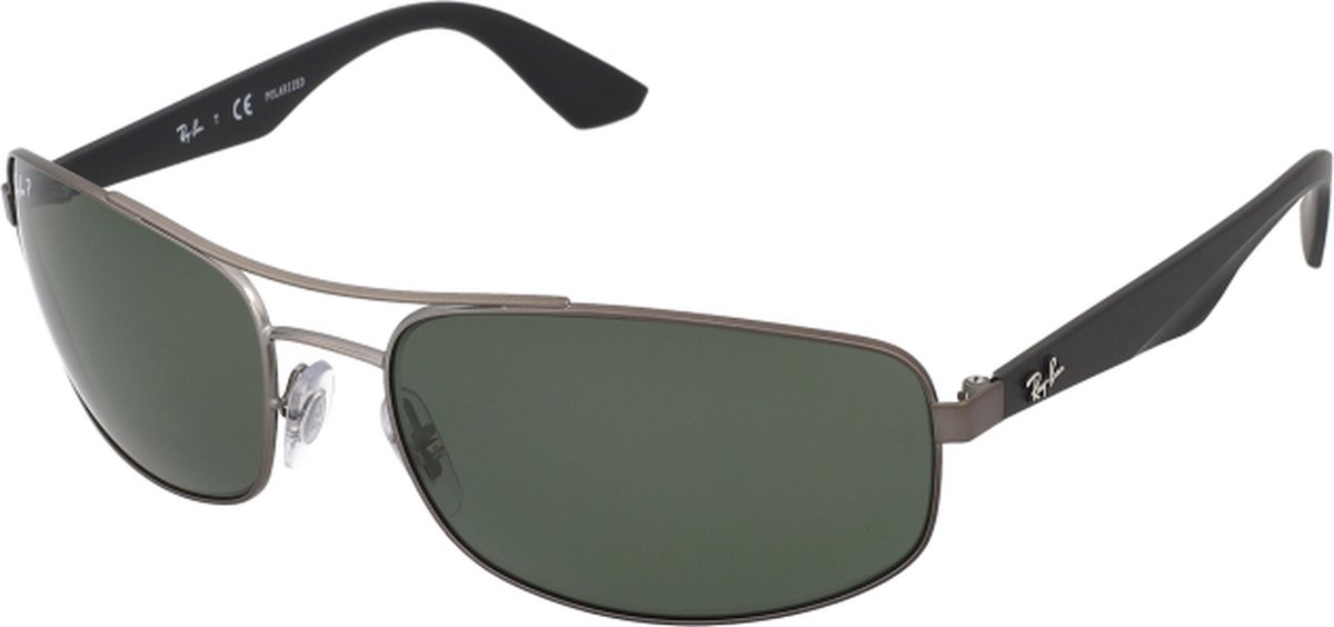 Ray-Ban RB3527 Gunmetal Black, Green Lenses