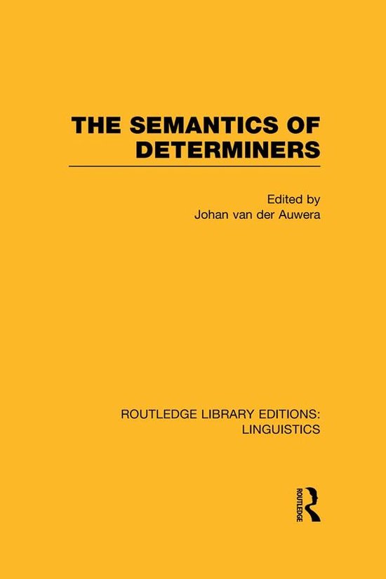 The Semantics of Determiners - cover
