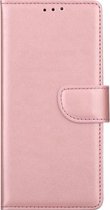 LuxeBass Telefoon Wallet Bookcase voor Samsung Galaxy A32 4G - Portemonnee telefoonhoesje voor Bankpassen - Kunstleer - Siliconen Houder-? Magnetische sluiten- rose goud - bookcase