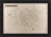 Houten stadskaart van Tubbergen