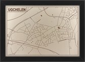 Houten stadskaart van Ugchelen