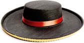 FUNIDELIA Cordoban hoed voor vrouwen en mannen Sevilliaan - Zwart