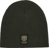 Tenson Roony Rib Beanie - Muts - Unisex - Donker Khaki - Maat One Size