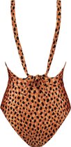 Beachlife Leopard Spots V-hals badpak - dames - Maat 38