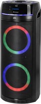 Dankzij de draagbare Bluetooth®-luidsprekers Trevi XF 900 CD Zwart Multicolour 4 W