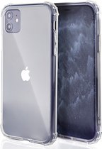 Ceezs Military Shockproof TPU hoesje geschikt voor Apple iPhone 11 - optimale bescherming - shockproof -doorzichtig hoesje - transparant