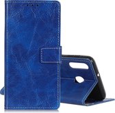 Samsung Galaxy A40s Hoesje - Mobigear - Basic Serie - Kunstlederen Bookcase - Blauw - Hoesje Geschikt Voor Samsung Galaxy A40s