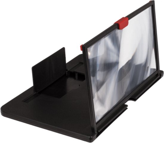 Smartphone Vergrootglas Laptop Scherm vergrootglas,Stand Opvouwbaar, Laptop Scherm Vergrootglas voor slechtzienden, Geschikt voor mobiele telefoons en laptops, essentieel voor senioren (wit) (wit
