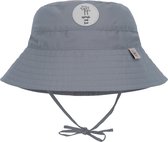 Lässig - Chapeau de pêche anti-UV pour enfants - Grijs - taille M (46-49cm)