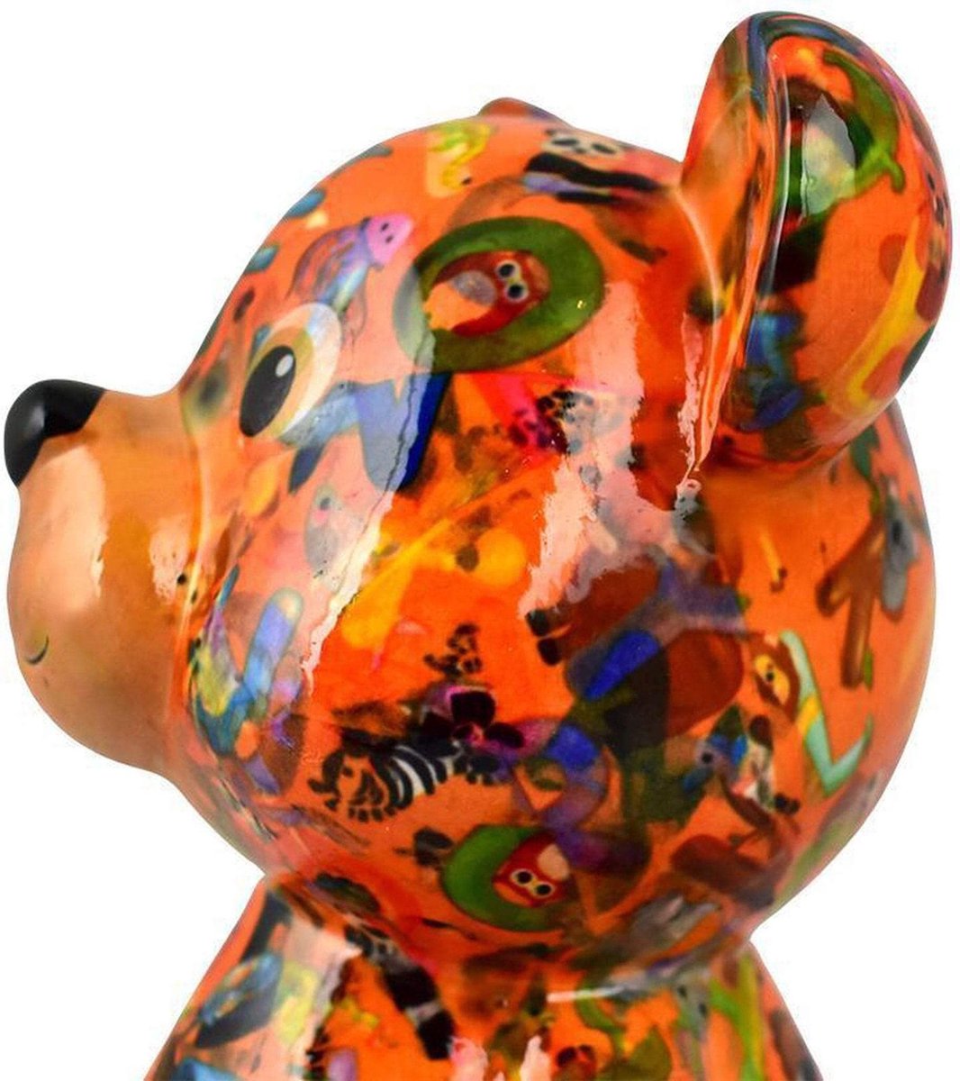 Spaarpot Teddybeer Toto Graffiti | Pomme Pidou
