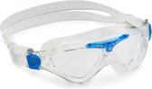 Aquasphere Vista Junior - Zwembril - Kinderen - Clear Lens - Transparant/Blauw