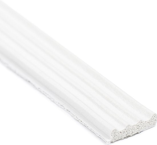 Tochtstrip E profiel wit 1-3 mm - De Bespaarcode