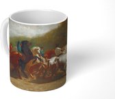 Mok - De paardenmarkt - schilderij van Rosa Bonheur - 350 ML - Beker - Uitdeelcadeautjes