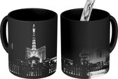 Magische Mok - Foto op Warmte Mok - De strip met fonteinen in Las Vegas - 350 ML - Uitdeelcadeautjes