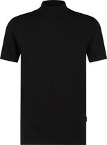 Purewhite -  Heren Regular Fit   T-shirt  - Zwart - Maat XL