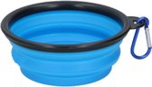 Pet Treatment Reisvoerbak 450 Ml 13 X 1,5 - 5 Cm Blauw/zwart