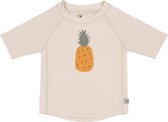 Lässig - UV-Shirt met korte mouwen voor kinderen - Ananas - Offwhite - maat 74-80cm
