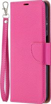 Bookcase Mobigear Excellent pour Samsung Galaxy A12 / M12 - Magenta