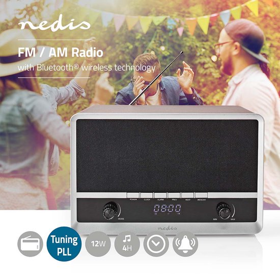 MR002G - Bouwradio FM/AM Bluetooth