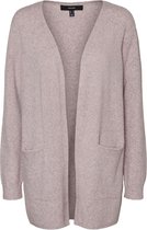 Vero Moda Vest Vmdoffy Ls Short Open Cardigan Ga N 10240548 Woodrose/melange Dames Maat - L