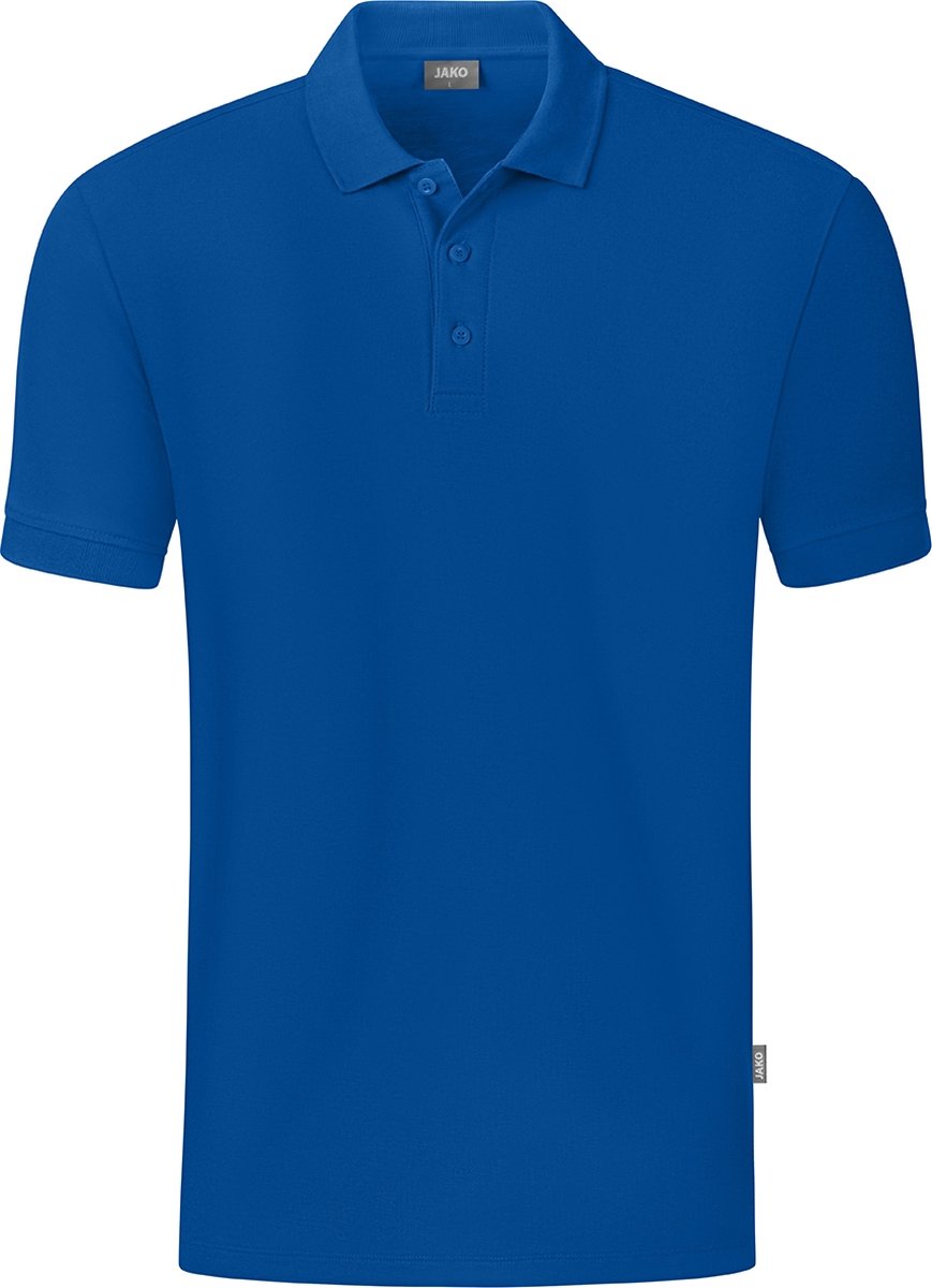 Jako Organic Polo Kinderen - Royal | Maat: 164