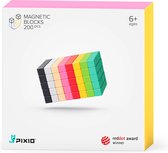 Pixio Magnetic Blocks | Design Series | Pixio-200 | 8 kleuren | 200 blokken