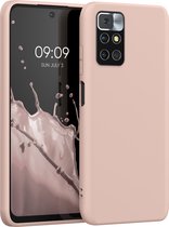 kwmobile telefoonhoesje voor Xiaomi Redmi 10 (2021 / 2022) - Hoesje voor smartphone - Back cover in kokosmelk