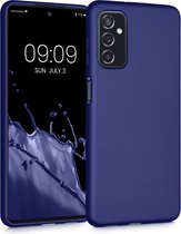 kwmobile telefoonhoesje voor Samsung Galaxy M52 5G - Hoesje voor smartphone - Back cover in metallic blauw