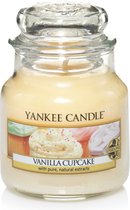 Yankee Candle Geurkaars Small Vanilla Cupcake - 9 cm / ø 6 cm