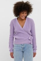 Vero Moda Vest Vmlea Ls Wrap Cardigan Noos 10257761 Lavendula Dames Maat - XS