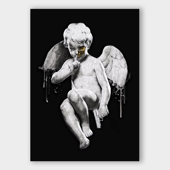 Poster Dark Angel - Dibond - Meerdere Afmetingen & Prijzen | Wanddecoratie - Interieur - Art - Wonen - Schilderij - Kunst