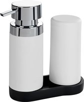 Wenko Zeeppompje met afwasmiddeldispenser  - Wit - Klaar voor gebruik