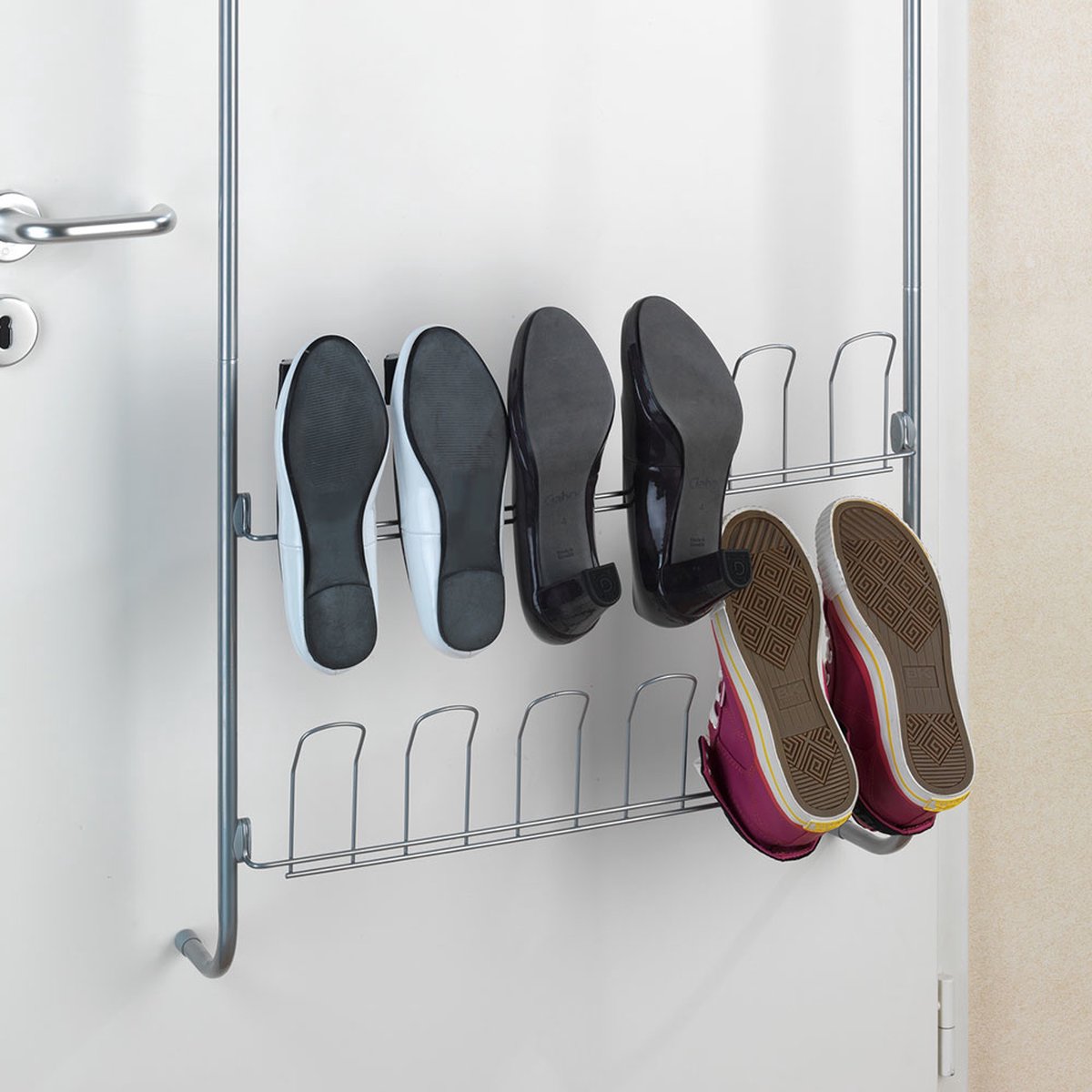 WEERSTONE Hängender Schuh-Organizer über der Tür, Hängeorganizer Schuhregal zur Schuh